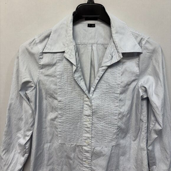 Theory Women Long Sleeve Jennie Button Shirt Top Blouse Size Large C064 -18 - Picture 10 of 16